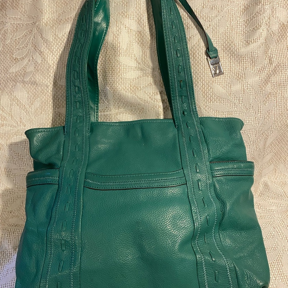 Tignanello Leather Handbag Purse Nice Italian Italy